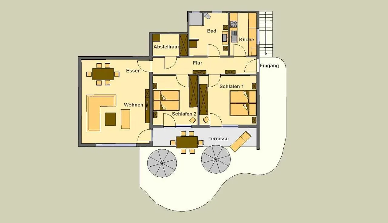 Appartment Schlossblick Wiesenthau Deutschland
